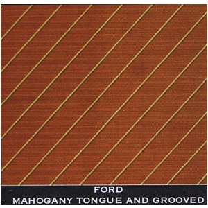 FORD MAHOGANY TOUNGUE AND GROOVED CONSERVATOTY PANEL