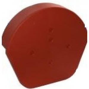 "Klober"Half Round Ridge Cap Terracotta