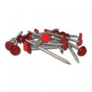 25/65mm Polytop Pins/Nails box WINE RED