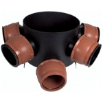 Underground 270mm Deep Multi Inlet Chamber Base (Allows 0-20 of Movement)