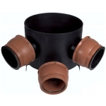Underground 270mm 45 Inlet Chamber Base (Allows 0-20 Movement)