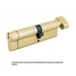 Xcel Snap Safe 70mm Euro Thumb/Turn - Brass 35/35
